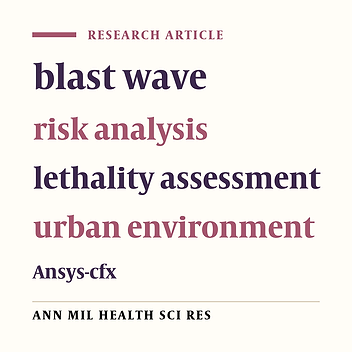 Cover image of the article: Risk analysis of an urban environment under explosive attacks in Tehran