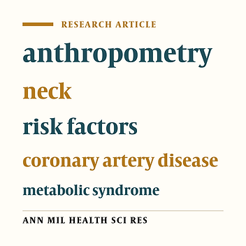 The association between neck circumference and cardiovascular risk factors in patients with acute coronary syndrome