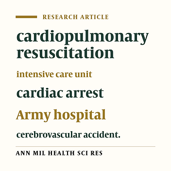 Success rate of cardiopulmonary resuscitation in the intensive care unit of an Iran’s Army Air Force hospital in 2012