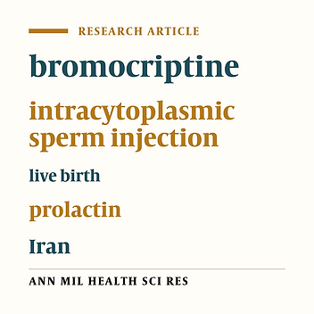 The effect of bromocriptine-rebound method on ongoing pregnancy and live birth after intracytoplasmic sperm injection cycles: a randomized clinical trial