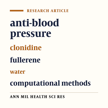 Fullerene effect on chemical properties of antihypertensive clonidine in water phase