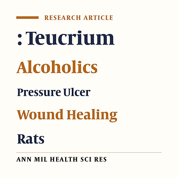 The effects of hydro-alcoholic extracts of aerial components of Teucrium polium on pressure ulcer healing process and Tensile Strength in Wistar Rats