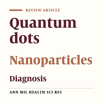 Quantum Dots and their application in bioimaging