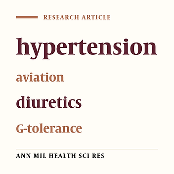 Hypertension and aeromedical considerations