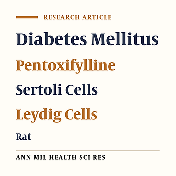 Effect of pentoxifylline on Sertoli and Leydig cells count of experimentally induced type 1 diabetes in male rats