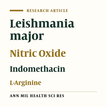 Application of L-Arginine as nitric oxide inducer and Indomethacin as prostaglandin inhibitor in Balb/c mice infected with Leishmania major MRHO/IR/75/ER