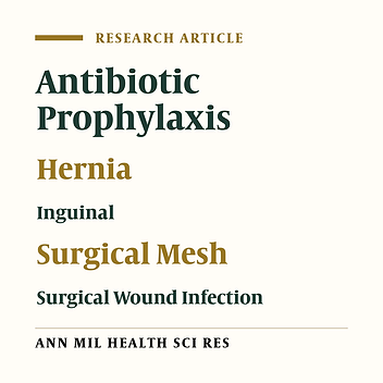 Effect of single – dose prophylactic antibiotic in prevention of groin infection after hernioplasty with prolene mesh