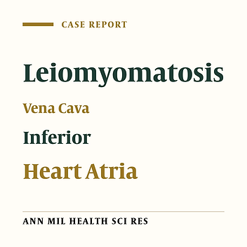 Intravenous leiomyomatosis of the ut erus with extension to the right heart: A case report
