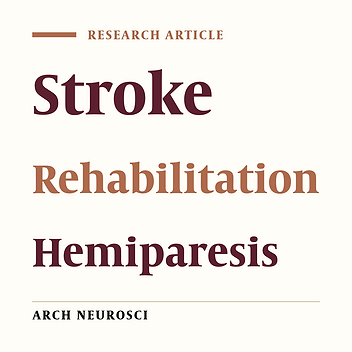 Early Post Stroke Rehabilitation Load Correlates With Greater Functional Improvement of Hemiparesis
