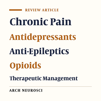 Pharmacological Management of Neuropathic Pain: Current Trends and Possible Approaches