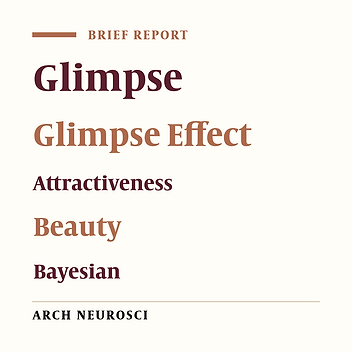 Briefly Glimpsed People are more Attractive