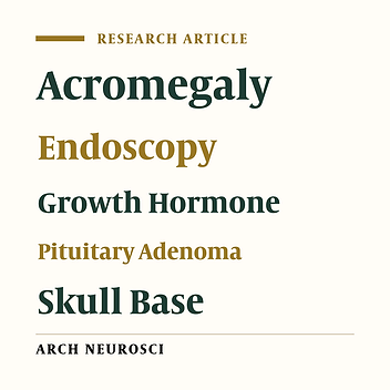 Endoscopic Transsphenoidal Approach for Surgical Treatment of Growth Hormone Secreting Pituitary Adenoma: Endocrinological Outcome in 49 Patients Based on 2010 Consensus Criteria for Remission - Preliminary Results