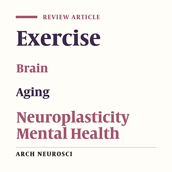 Run Regular, Age Slower, Be Neuroplastic