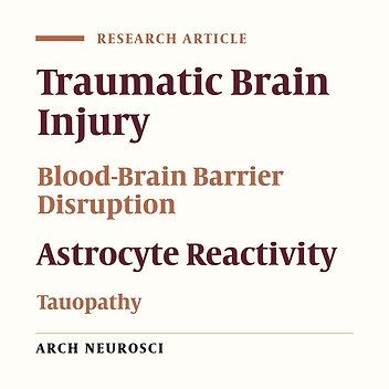 A Mouse Model of Focal Vascular Injury Induces Astrocyte Reactivity, Tau Oligomers, and Aberrant Behavior