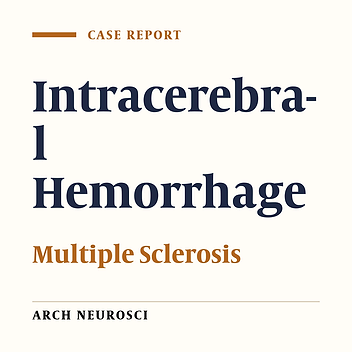 Intracerebral Hemorrhage in a Patient with Multiple Sclerosis Receiving Interferon Beta-1α