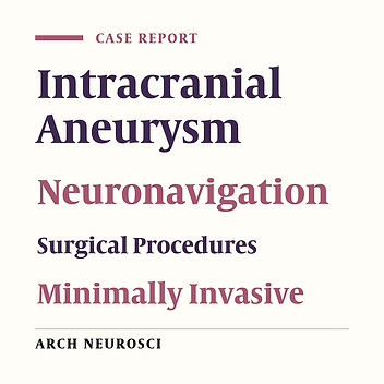 Neuronavigation for Intraoperative Localization of Cerebral Aneurysms