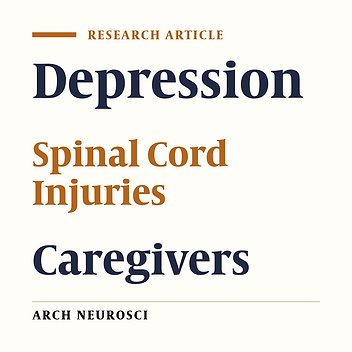 Depressive Disorders and Emotional Status in Caregivers of Spinal Cord Injured Individuals: A Referral Center Report