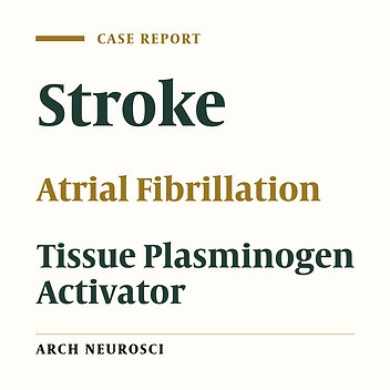 Secondary Stroke After Thrombolytic Administration; A Case Report