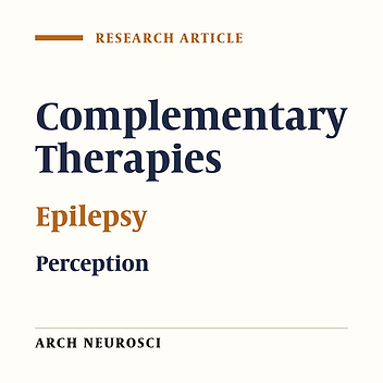 Perception and Use of Complementary and Alternative Medicine Among Patients With Epilepsy