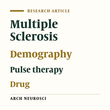 Demographic Analysis of Patients With Multiple Sclerosis; Individual Variability Related to the Time Interval