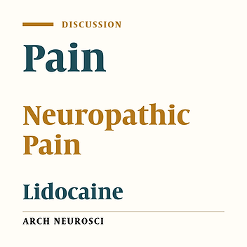 Topical Lidocaine for Localized Neuropathic Pain
