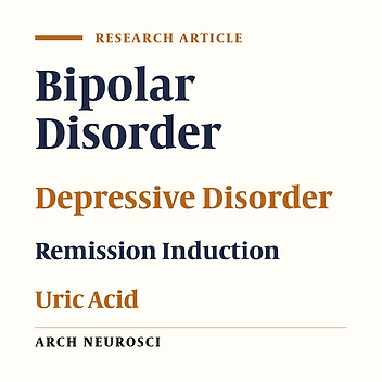 Serum Uric Acid Levels in Different Phases of Acute Severe Manic and Depressed Patients