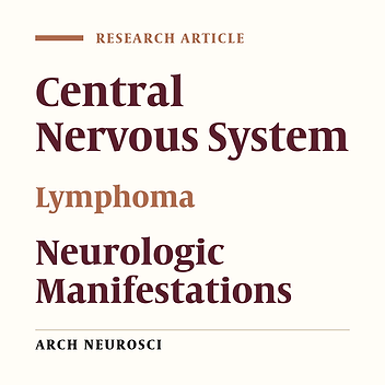 Clinical Presentations of 176 Cases of Primary Central Nervous System Lymphoma: A Case Series