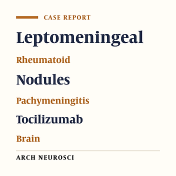Leptomeningeal Rheumatoid Nodules: Diagnosis and Challenging Therapeutics