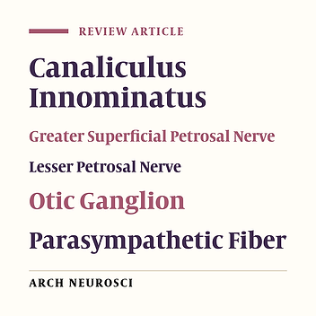 Clinical Anatomy of the Lesser Petrosal Nerve