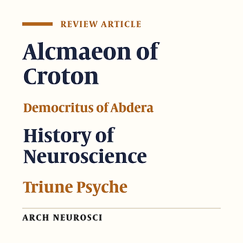 Democritean Conceptions in Brain Research