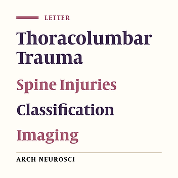 Burst Fractures in the Thoracolumbar Junction: What Do We Know About Their Treatment?