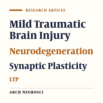 Mild Traumatic Brain Injury of Tau.P301L Mice Results in an Impairment of Neural Plasticity