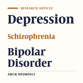 Separating Mental Disorders Using Vestibular Field Potentials