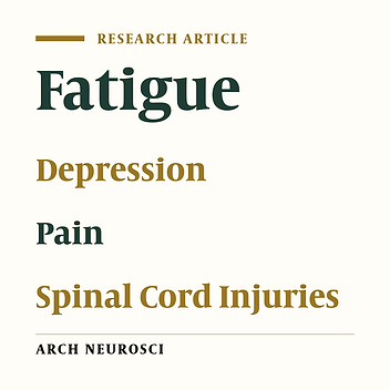Depressive Mood and Fatigue in Iranian Patients With Spinal Cord Injury and Spared Walking Ability