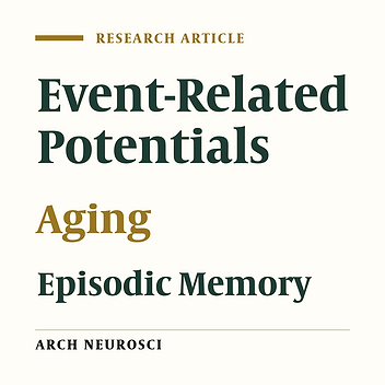 Intentional Encoding in Elderly Adults: An Event-Related Potential Study
