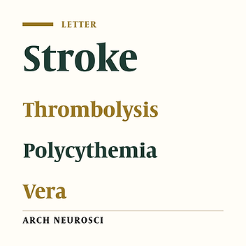 Successful Intravenous Thrombolysis for Acute Stroke Caused by Polycythemia Vera