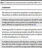 An Algorithmic Approach to Children’s Gastroenteritis in SARS-CoV-2 Epidemic: Iranian Expert’s Consensus Statement