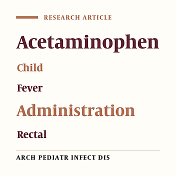 Comparison of High Loading Dose Versus Usual Dose of Rectal Acetaminophen in the Treatment of Febrile Children