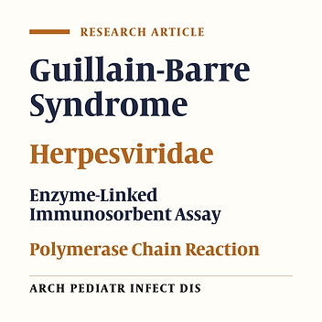 Cover image of the article: Virologic Evidences of Active Herpesviridae Infection in Children With Guillain-Barre Syndrome