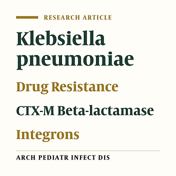 Cover image of the article: Detection of Class 1, 2, and 3 Integrons Among Klebsiella pneumoniae Isolated from Children in Tehran Hospitals