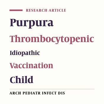 Idiopathic Thrombocytopenic Purpura Is More Severe in Children with a Recent History of Vaccination