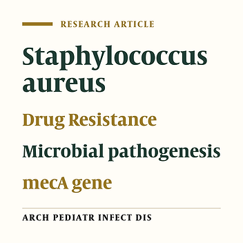 Accessory Gene Regulator Specificity Groups Among Staphylococcus aureus Isolated From Hospitalized Children