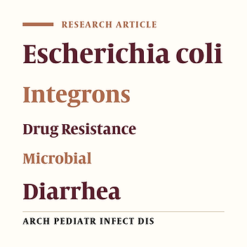 Detection of Class 1 and 2 Integrons Among Enteropathogenic Escherichia coli Isolates