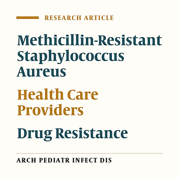 Epidemiology of Methicillin-Resistant Staphylococcus aureus Isolated From Health Care Providers in Mofid Children Hospital