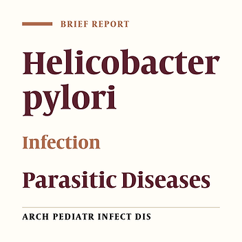 Estimation of the Parasitic Infection Prevalence in Children With Helicobacter pylori Infection in Ilam City (2012-2013)