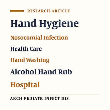 Perspective of Health Care Professionals in Two Teaching Hospitals Regarding Hand Hygiene