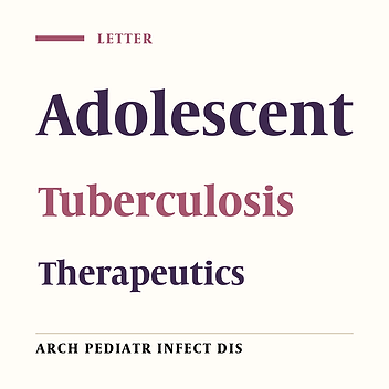 Improving Outcomes for Adolescents With Drug-Resistant Tuberculosis