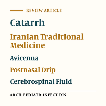Relationship Between Cerebrospinal Fluid and Catarrh According to Avicenna