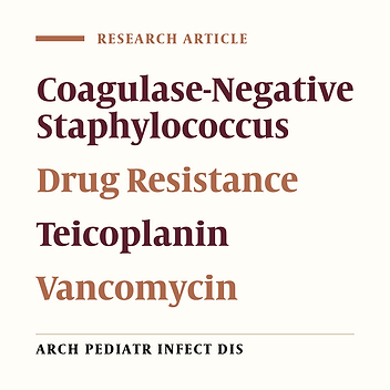 Investigation of Glycopeptide Susceptibility of Coagulase-Negative Staphylococci (CoNS) From a Tertiary Care Hospital in Gorgan, Northern Iran