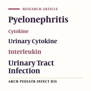 Evaluation and Comparison of Urinary Cytokines for the Diagnosis of Acute Pyelonephritis